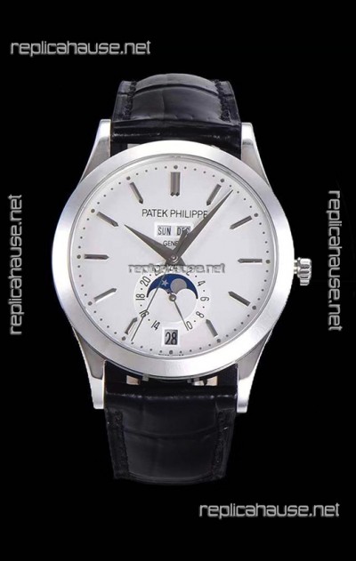 Patek Philippe Annual Calendar 5396-012 Complications Swiss Replica Watch in White Dial
