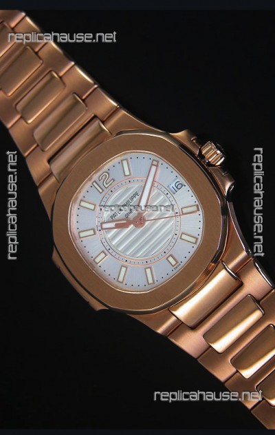 Patek Philippe Ladies Nautilus Rose Gold Watch 36MM 