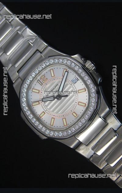 Patek Philippe Ladies Nautilus Stainless Steel Watch 36MM 