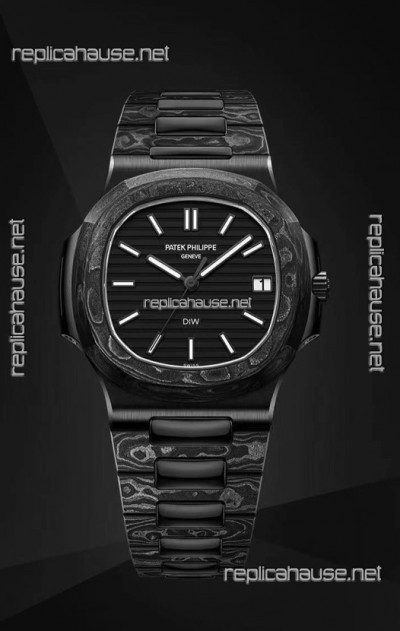Patek Philippe Nautilus 5711 DiW Edition Ceramic/Carbon 1:1 Mirror Swiss Replica Watch