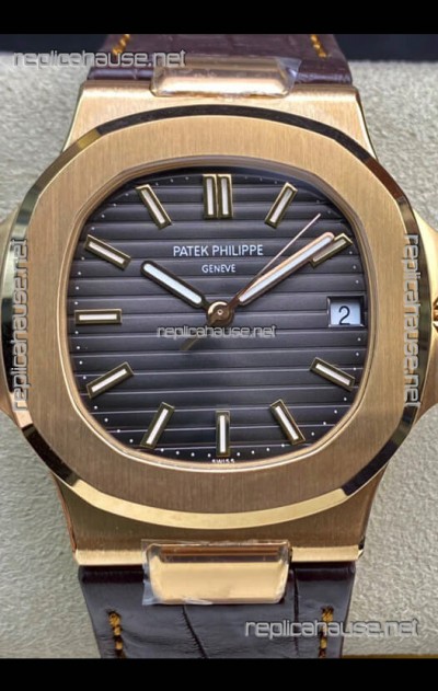 Patek Philippe Nautilus 5711R 904L Steel 2023 Updated Mirror Replica Watch - Grey Dial