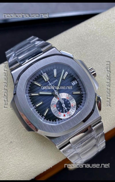 Patek Philippe Nautilus 5980/1A 904L Steel Case in Black Dial - 1:1 Mirror Replica