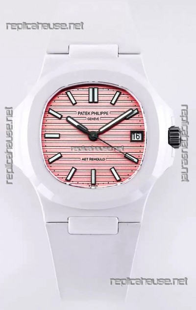 Patek Philippe Nautilus 5711 AET Remould Spiaggia Rosa Edition Swiss Replica Watch 