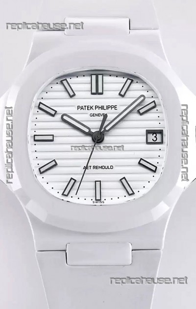 Patek Philippe Nautilus 5711 AET Remould White Edition Swiss Replica Watch 