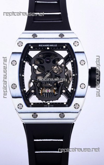 Richard Mille RM052-1 Tourbillon in White NTPT Carbon Casing - 1:1 Mirror Quality