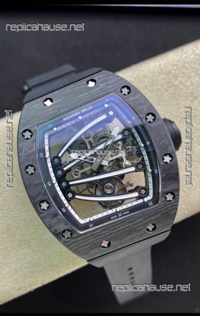 Richard Mille RM59-01 Genuine Tourbillon Movement in Black NTPT Carbon Casing