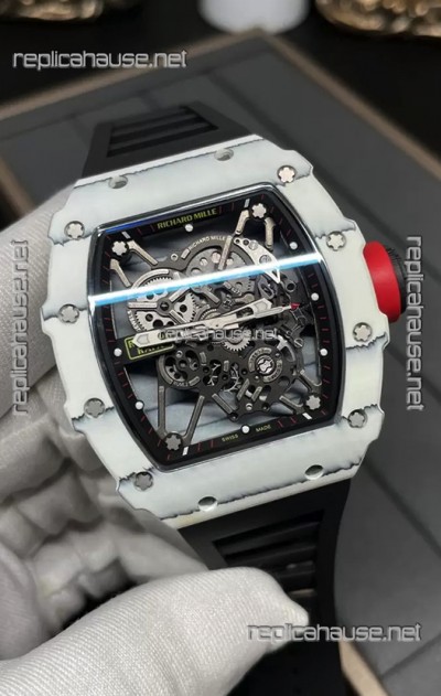 Richard Mille RM35-01 Rafael Nadal Carbon Fiber Casing with Genuine Tourbillon Super Clone Watch