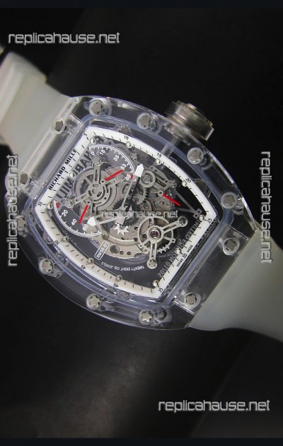 Richard Mille RM56-01 AN Saphir White Edition Replica Watch 