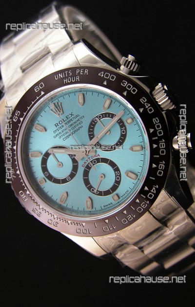 Rolex Cosmograph Daytona 116506 ICE BLUE Dial Original Cal.4130 Movement - Ultimate 904L Steel Watch 