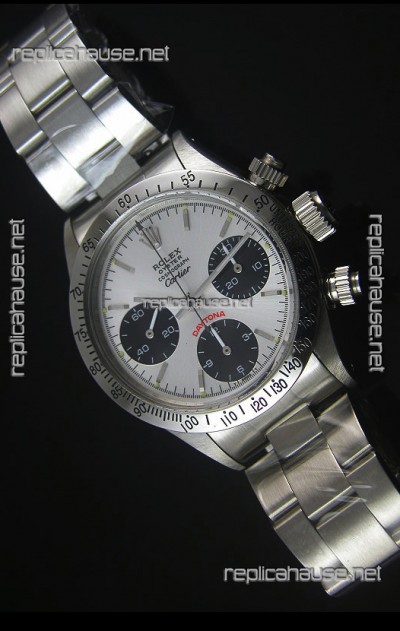 Rolex Daytona Vintage 6263 for CARTIER Edition Swiss Replica Watch with Steel Bezel