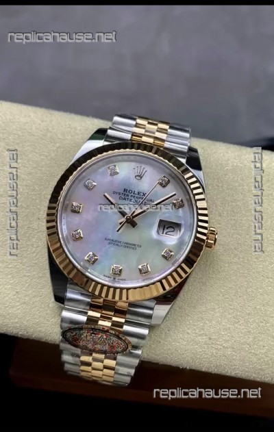 Rolex Datejust 126331 41MM ETA 3235 Swiss 1:1 Mirror Replica Watch in Rose Gold 904L Steel