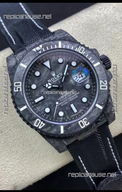 Rolex Submariner DiW Carbon Fiber Edition Swiss Replica Watch - 1:1 Mirror Replica