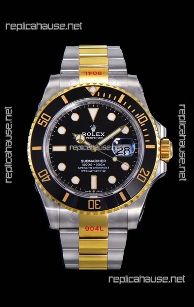 Rolex Submariner 41MM Two Tone 126613LN - Replica 1:1 Mirror - Ultimate 904L Steel Watch