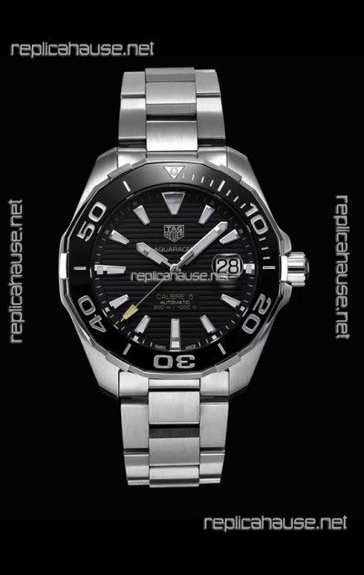Tag Heuer Aquaracer Calibre 5 1:1 Mirror Replica Watch Black Dial