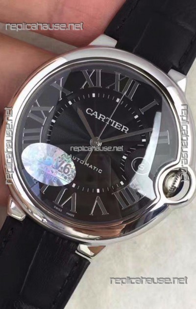 Ballon De Cartier Automatic 1:1 Mirror Swiss Replica Watch in 904L Steel Casing - 42MM