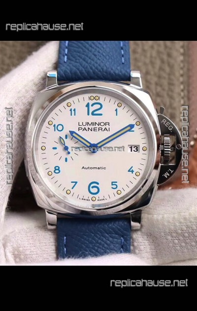 Panerai Luminor DUE PAM906 Edition 1:1 Mirror Swiss Replica Watch in Steel Casing 42MM