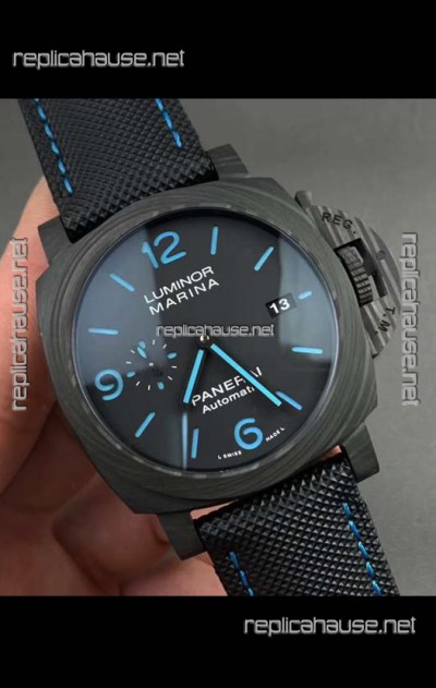 Panerai Luminor Marina Carbotech PAM1661 Edition 1:1 Mirror Swiss Replica Watch in Carbon Casing