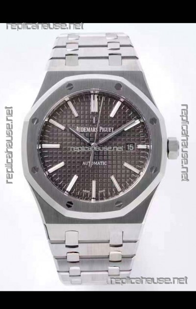 Audemars Piguet Royal Oak 41MM Grey Dial 904L Steel CALIBRE 4302 Movement 1:1 Mirror Replica