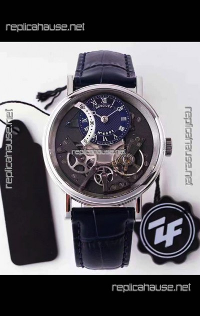 Breguet Tradition 7057BR/R9/9W6 Steel Casing Dual Tourbillon Swiss Replica Watch