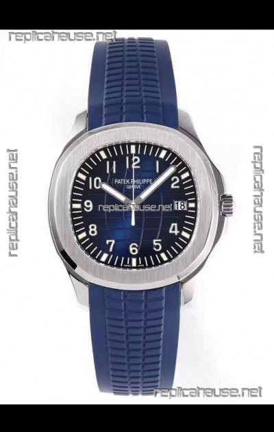 Patek Philippe Aquanaut 5168G Swiss Replica Watch Blue Dial - 1:1 Mirror Edition