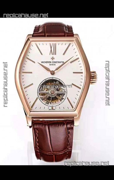 Vacheron Constantin Malte Tourbillon 1:1 Mirror Quality Rose Gold Swiss Replica Watch 