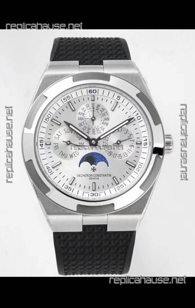 Vacheron Constantin Overseas Perpetual Calendar Ultra-Thin Steel Dial Steel Casing Replica