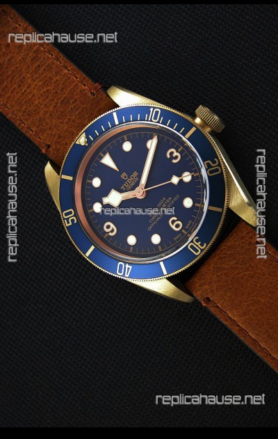 Tudor Heritage Bronze Black Bay Blue Bucherer Limited Edition Swiss Watch 1:1 Mirror Replica