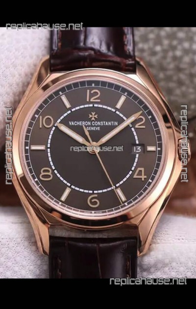 Vacheron Constantin FiftySix Rose Gold Watch in 1:1 Mirror Replica Watch