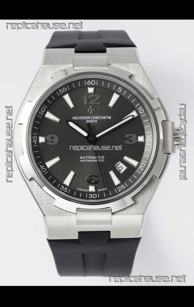 Vacheron Constantin Overseas 1:1 Mirror Swiss Replica Watch in Grey Dial - Rubber Strap