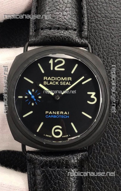Panerai Radiomir Carbotech Edition Swiss Replica Watch in 1:1 Mirror Quality 