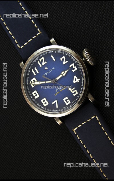 Zenith Pilot Type 20 Extra Special Blue Dial Swiss Replica Watch 40MM