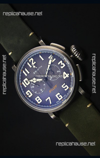 Zenith Pilot Heritage Edition Ton-Up 1:1 Mirror Swiss Replica Watch