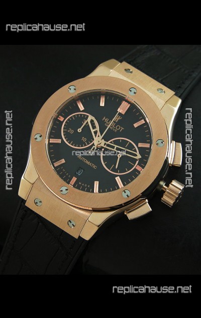Hublot Big Bang Classic Fusion Swiss Replica Rose Gold Watch