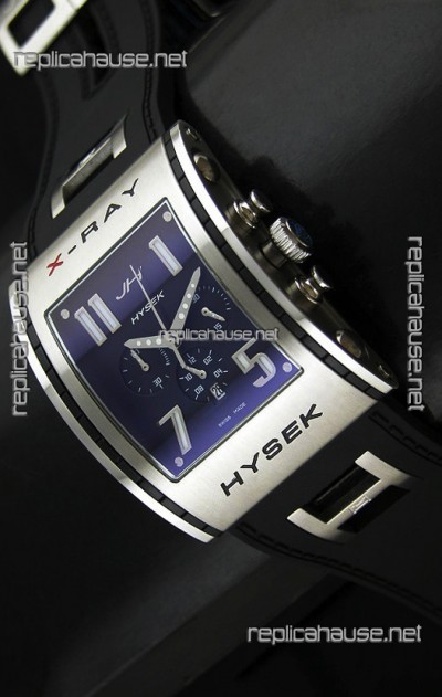 Jorg Hysek X- Ray Japanese Replica Watch in Blue Dial
