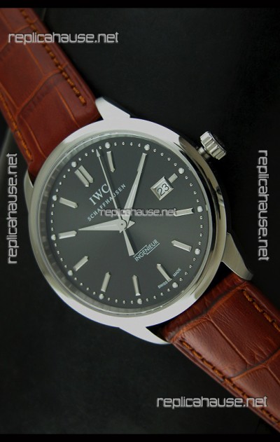 IWC Schaffhausen Ingenuier Vintage Swiss Replica Automatic Watch in Grey Dial