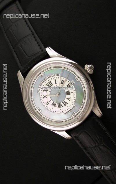 Montblanc Pure Mechanique Horlogere Swiss Replica Watch in Mop Blue Dial