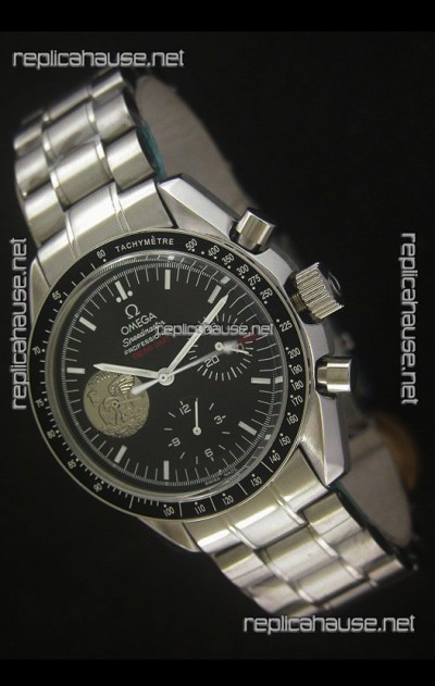 Omega Speedmaster Professional 0258 GMT Watch in Black Dial