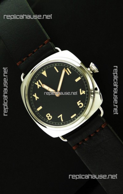 Panerai Radiomir California Vintage Homage Watch in Black Dial