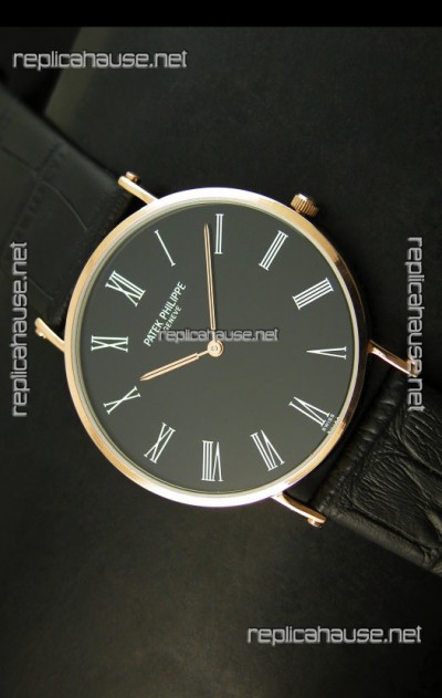 Patek Philippe Calatrava Ulta-Thin Japanese Replica Watch - 4MM Thick