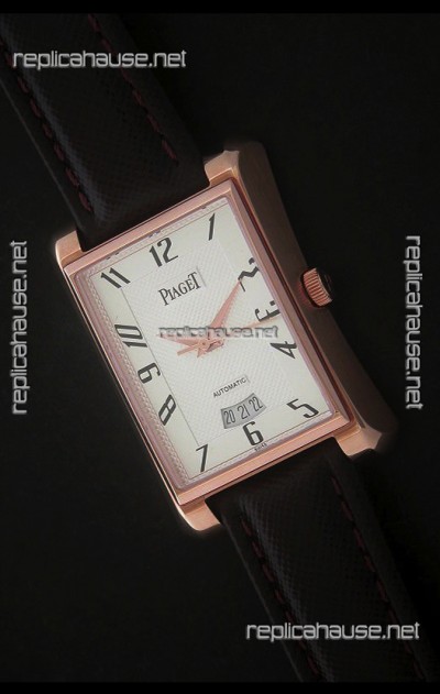 Piaget Tie Emperador Swiss Watch in White Dial