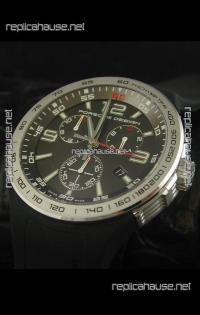 Porsche Design Flat Six P'6320 Japanese Watch in Grey 