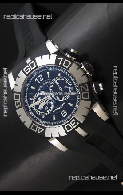 Roger Dubuis EasyDiver Swiss Watch in Black Dial - Ultimate Mirror Replica Watch