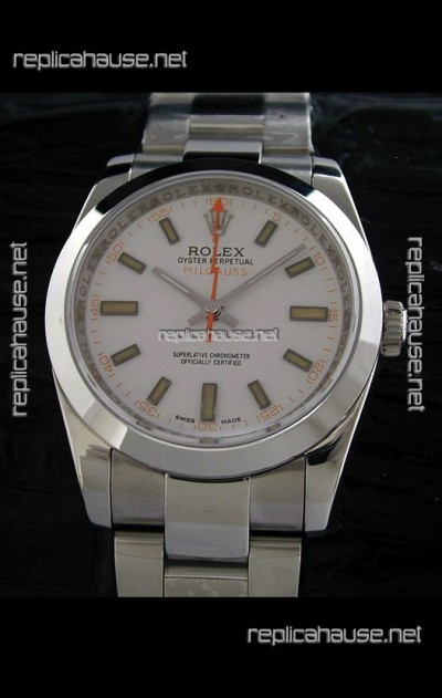 Rolex Oyster Perpetual Milgauss Swiss Replica Watch