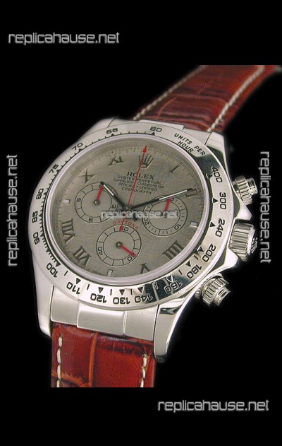 Rolex Oyster Cosmograph Swiss Replica Watch in Meteorite Grey Dial