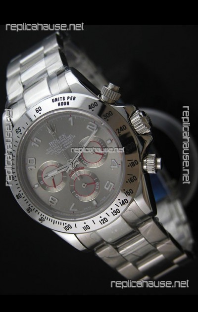 Rolex Daytona Japanese Replica Steel Watch in Arabic Markers 