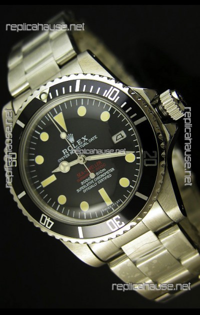 Rolex Sea Dweller Vintage 1665 Double Red Edition Swiss Watch