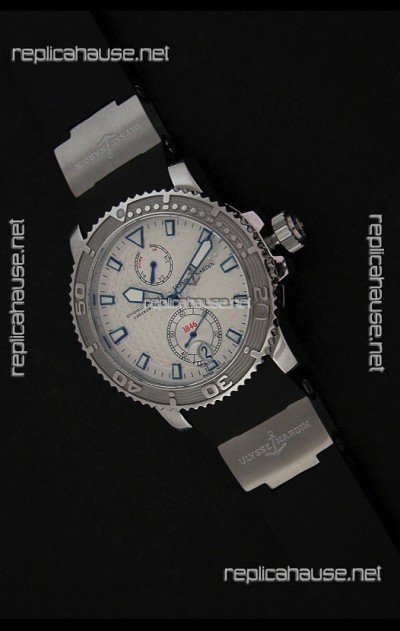 Ulysse Nardin Maxi Marine Diver Swiss Watch in White Dial