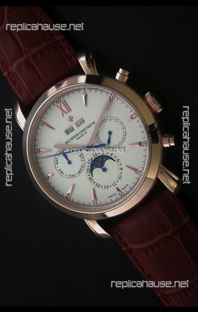 Vacheron Constantin Perpetual Calendar Japanese Watch in Rose Gold