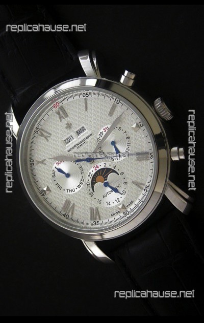 Vacheron Constantin Perpetual Calendar Japanese Watch in Silver