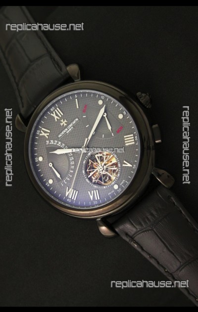 Vacheron Constantin Reserve Tourbillon Japanese Replica Watch in White Dial